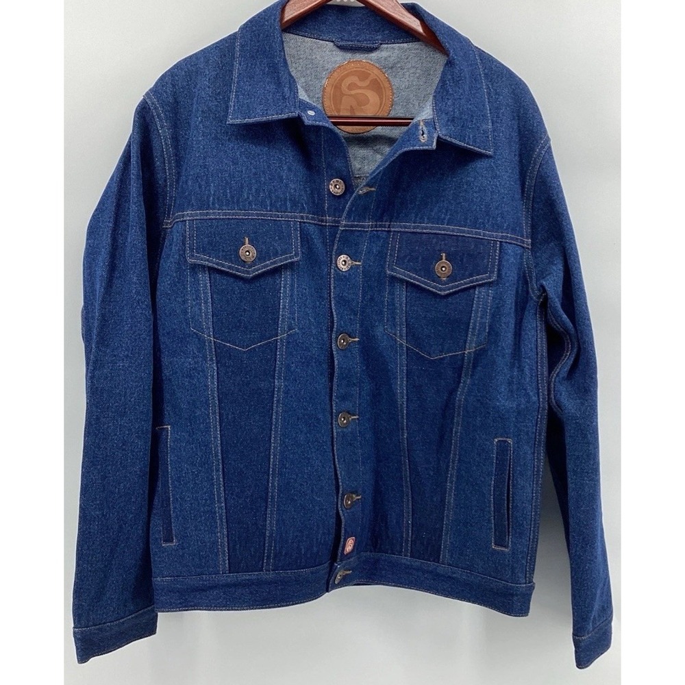 Remu Apparel Denim Jacket Size Large